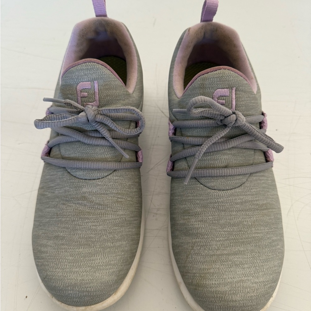 FootJoy Gray and Purple Athletic Shoes